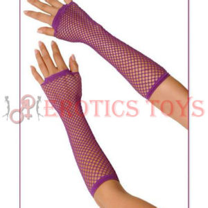 Código: 33 Long Fishnet Gloves, Purple