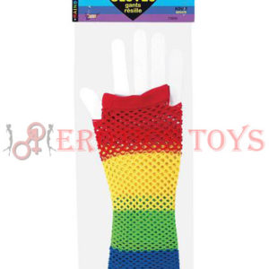 Código: 36 Rainbow Fishnet Gloves