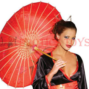 Código: 136 Parasol, Goes W/Japonese Doll Costume