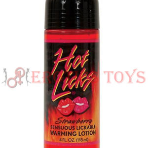 Código: 1215 Hot Licks Lotion - Strawberry