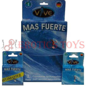 Código: 1399 Vive MAS FUERTE Retardante Condom