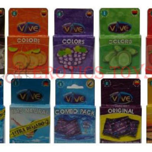 Código: 1398 Vive Flavor Condoms