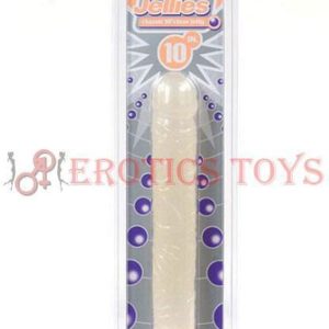Código: 1613 Crystal Jellies 10" Classic Dildo - Clear