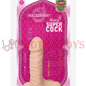Código: 1689 Ballsy Super Cock – White 6”