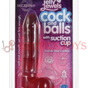 Código: 1623 Jelly Cock w/Suction Cup - Red