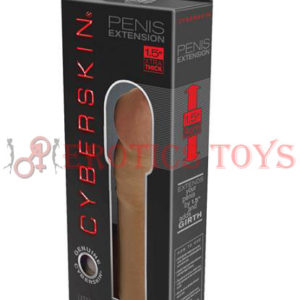 Código: 2304 Cyberskin Transformer Penis Extension - Cinnamon 1.5"