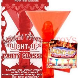 Código: 2400 Martini Weenie Light Up Party Glass Red