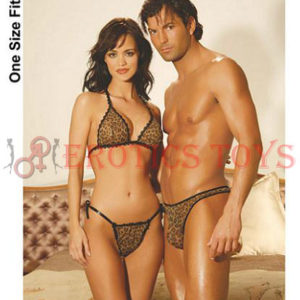 Código: 2929 Mesh Bra & Tye G-String (Hers),Mesh Mens Th.