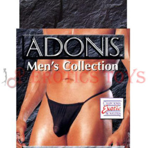 Código: 154 Mens Adonis Mensh Thong o/s Black