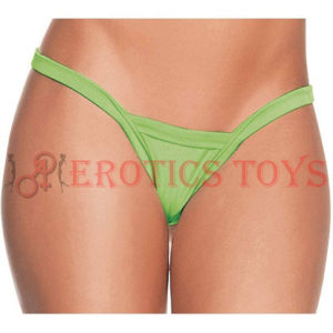 Código: 96 Deep V-Back Thong Lime O/S