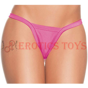 Código: 99 Deep V-Back Thong Neon Pink O/S