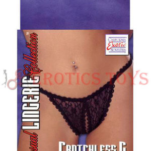 Código: 83 Crotchless G o/s Black Lace