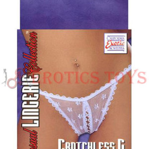 Código: 84 Crotchless G o/s White Lace