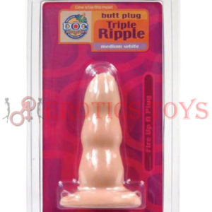 Código: 321 Triple Ripple Butt Plug, Medium