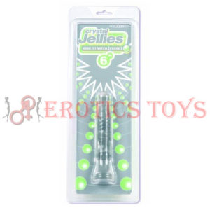 Código: 317 Crystal Jellies 6” anal Starter – White