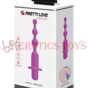 Código: 325 Pretty Love Hermosa Anal Beads Vibrator - 12 Function Fuchsia