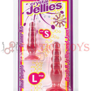 Código: 332 Crystal Jellies Anal Delight Trainer Kit - Pink