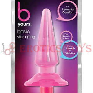 Código: 364 Blush B Yours Basic Vibra Plug - Pink