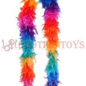 Código: 9 Feather Boa 72” - Rainbow
