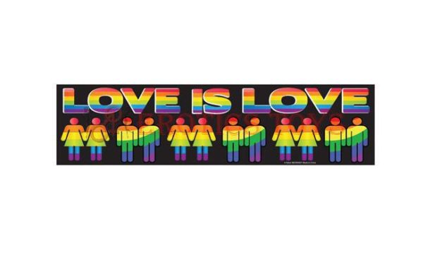 Código: 3044 Bumper Magnets Love is Love