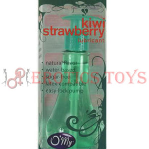 Código: 3387 O´My Flavored Lubricant With Hemp Kiwi Strawberry 4 oz