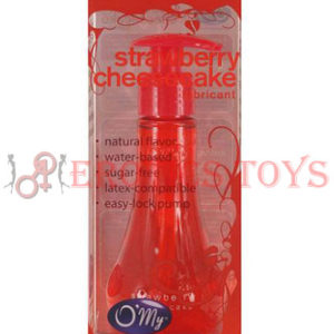 Código: 3389 O´My Flavored Lubricant With Hemp Strawberry Cheesecake 4 oz