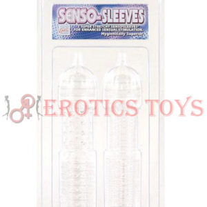 Código: 3495 Senso Silicone Sleeves, 2 Pack Clear