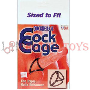 Código: 411 Quick Release Cock Cage Triple Helix Enhancer