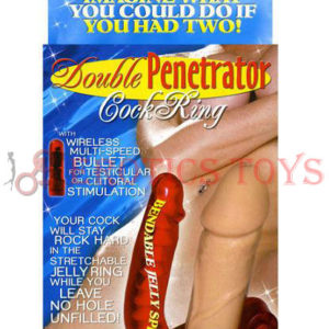 Código: 426 Double Penetrator Cockring - Red