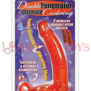Código: 428 Double Penetrator Ultimate Cockring - Red