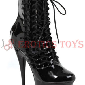 Código: 4769 Ellie Shoes Milla 6" Heel Ankle Boots w/Inner Zipper Black