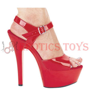 Código: 4708 Ellie Shoes Juliet 6" Pump w/2" Platform Red