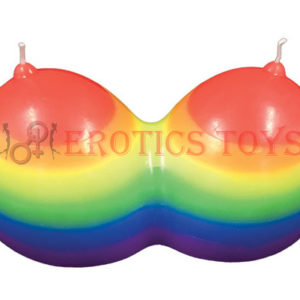 Código: 4949 Jumbo Boobie Rainbow Candle.