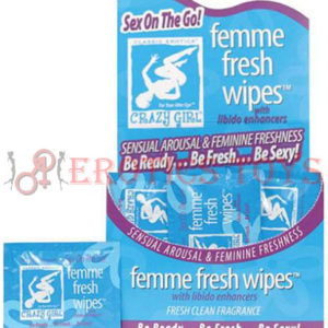 Código: 596 Crasy Gerl Femme Fresh Wipes Libido