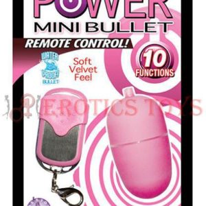 Código: 5495 Power Mini Bullet Remote Control 10 Function Pink