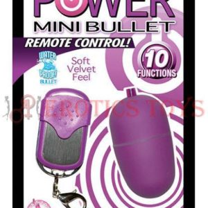 Código: 5496 Power Mini Bullet Remote Control 10 Function Purple