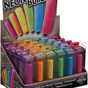 Código: 5419 Neon Luv Touch Bullet Waterproof Asst. Colors