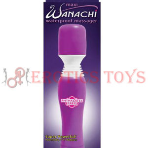 Código: 5522 Maxi Wanachi Waterproof Massager 9" x 1.5" Purple