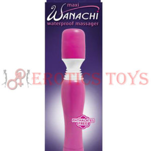 Código: 5525 Maxi Wanachi Waterproof Massager 9" x 1.5" Pink