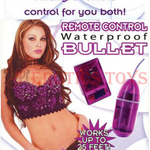 Código: 5499 Remote Control Waterproof Bullet Purple