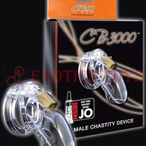 Código: 883 Cock Cage & Lock Set CB-3000 3" - Clear