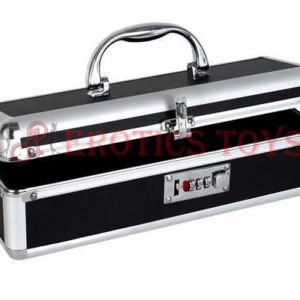 Código: 143 Lockable Vibrator Case - Black