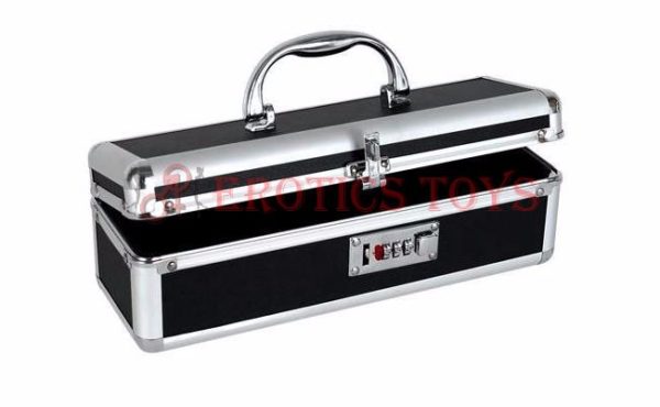 Código: 143 Lockable Vibrator Case - Black