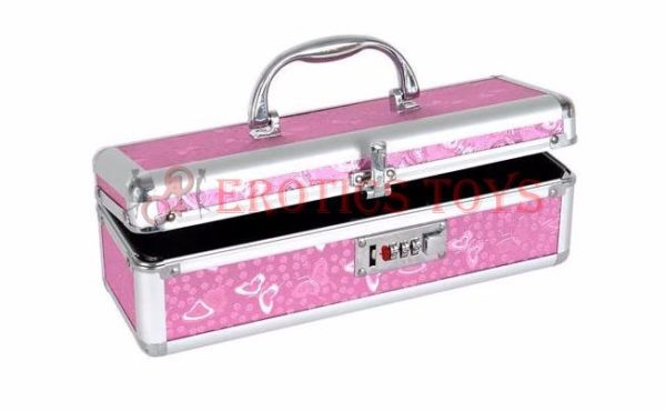 Código: 145 Lockable Vibrator Case - Pink