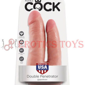 Código: 1819 King Cock Double Penetrator - Flesh
