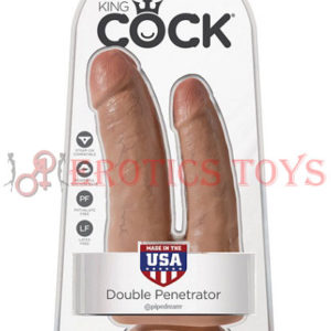 Código: 1820 King Cock Double Penetrator - Tan