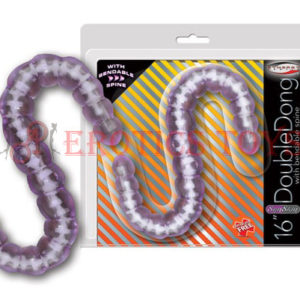 Código: 1809 Syn Skin 16" Double Dong - Lavender Jelly