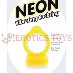 Código: 400 Neon Vibrating Cockring - Yellow