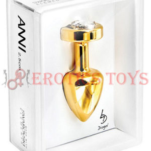 Código: 352 Diogol Anni R Heart T1 Cristal - 25mm Gold 100% hipoalergénico