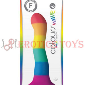Código: 3095 Colours Pride Edition 6" Wave Dildo